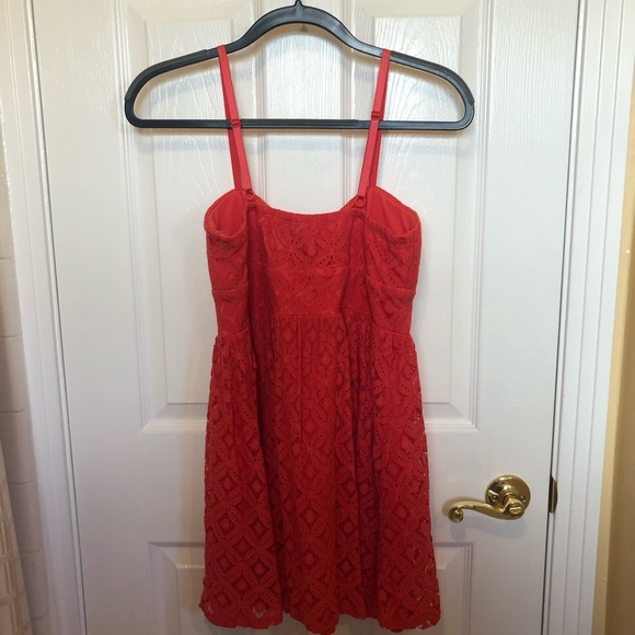 Pink Button-Up Spaghetti Strap Dress - Picture 2 of 3